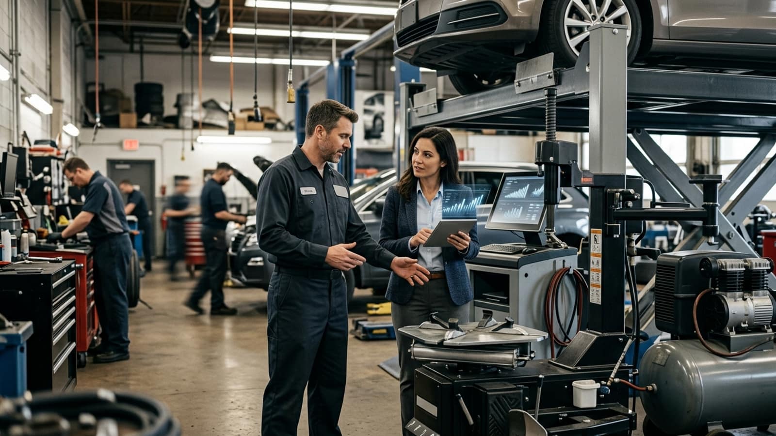 Illustration: Auto Repair Equipment Financing with a 700+ Credit Score in 2026