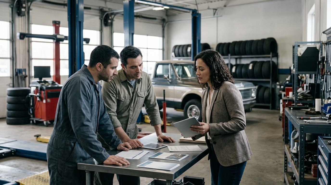 Illustration: Small Business Personal Loan Options for Auto Repair Shops in 2026