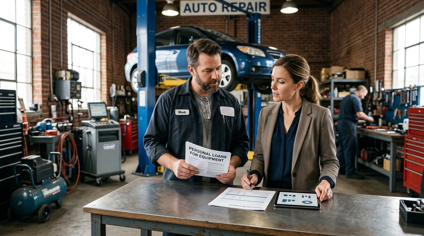 Illustration: Using Personal Loans for Auto Repair Equipment: A 2026 Guide for Sole Proprietors