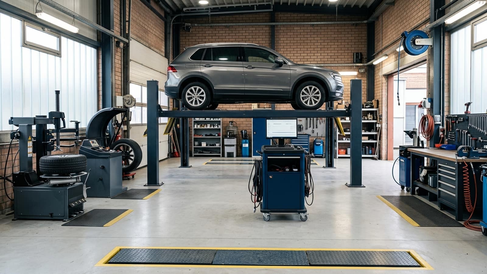 Auto repair equipment planning scene for Auto Repair Equipment Financing: How It Works